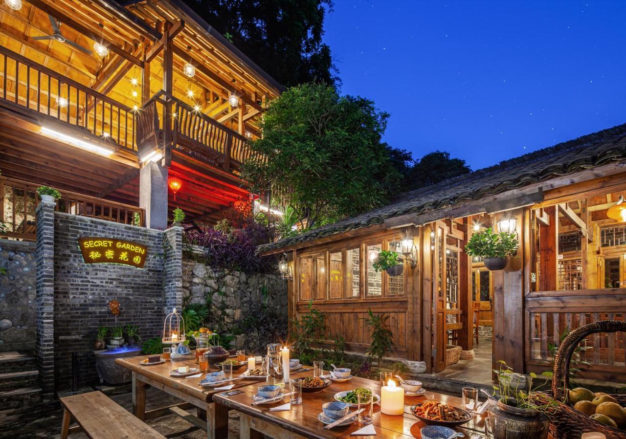 Yangshuo Secret Garden Pensionat Exteriör bild